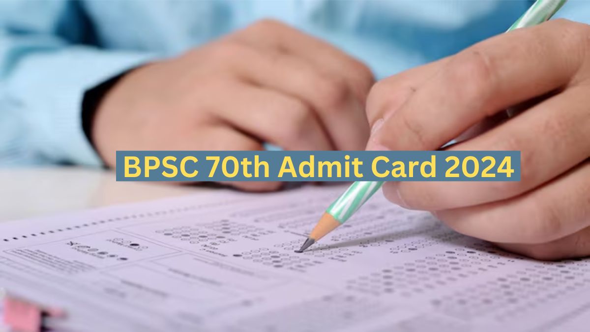 BPSC 70th Admit Card 2024